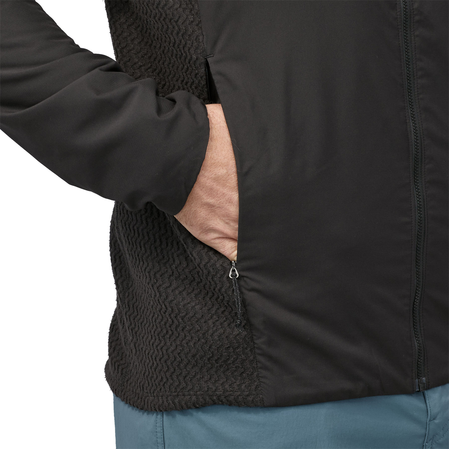 Мужская толстовка Nano-Air Light Hybrid Patagonia, Black — фото 3