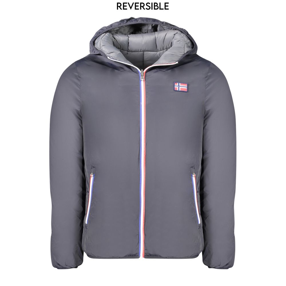 

Черная мужская куртка из полиамида Geographical Norway