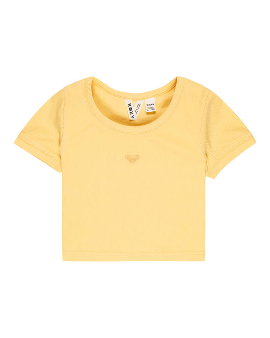 

ROXY Футболка HEY YEAH YEAH Оранжевая для девочек 4–16