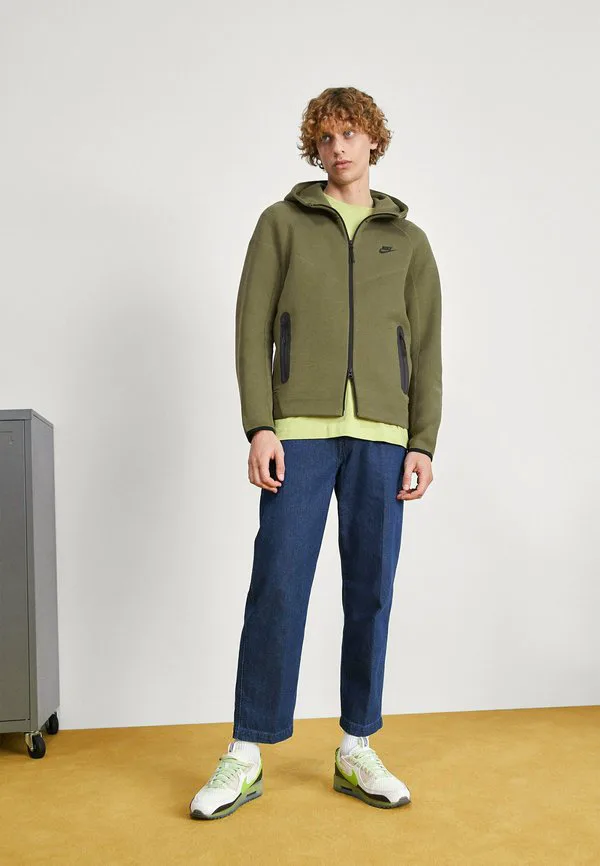 Технологичная толстовка на молнии Nike Sportswear, Green — фото 4