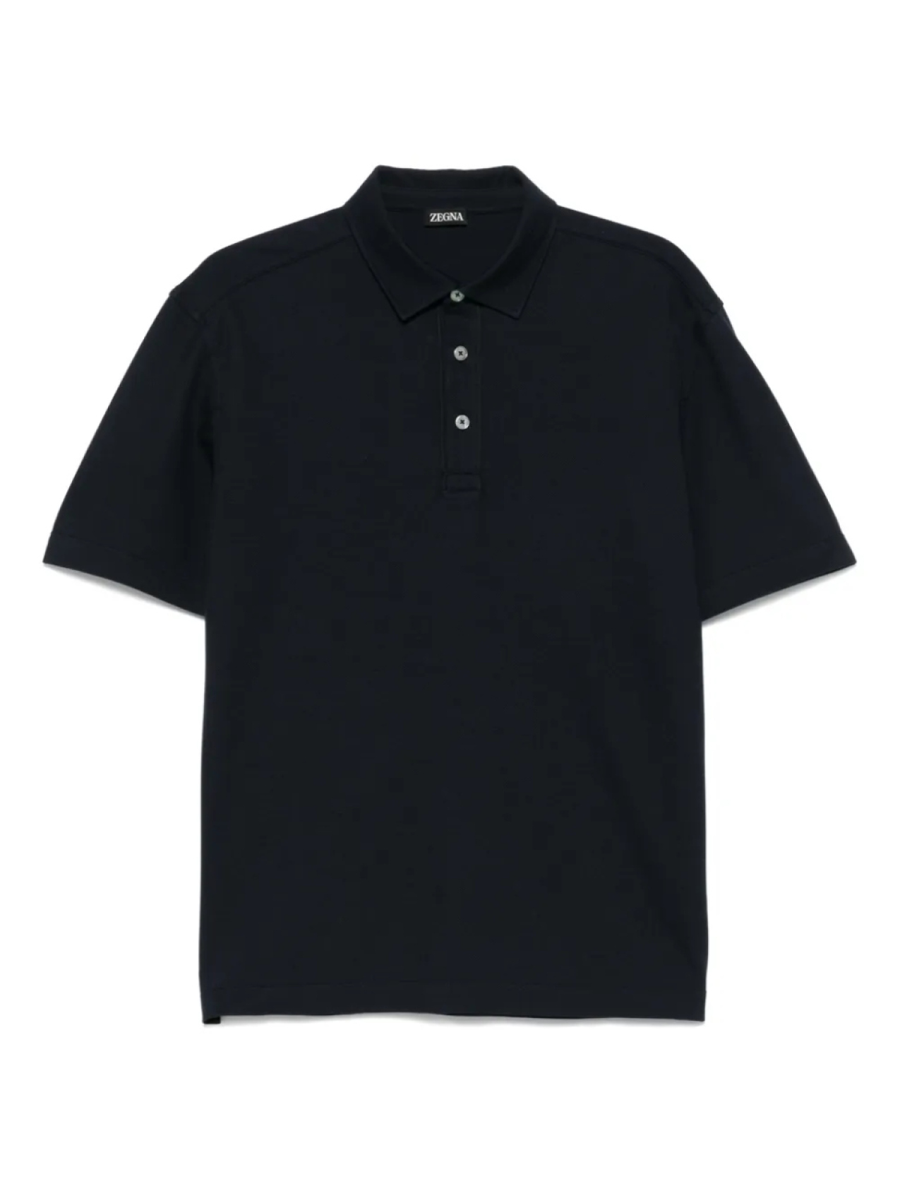 

Рубашка-поло из хлопка Zegna, синий