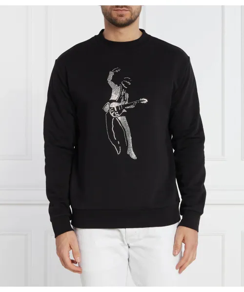 

Толстовка с круглым вырезом Regular fit Karl Lagerfeld, черный