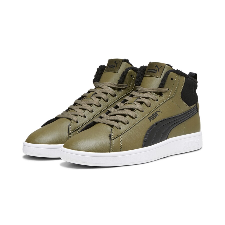 Высокие кроссовки PUMA Smash 3.0, Olive — фото 2