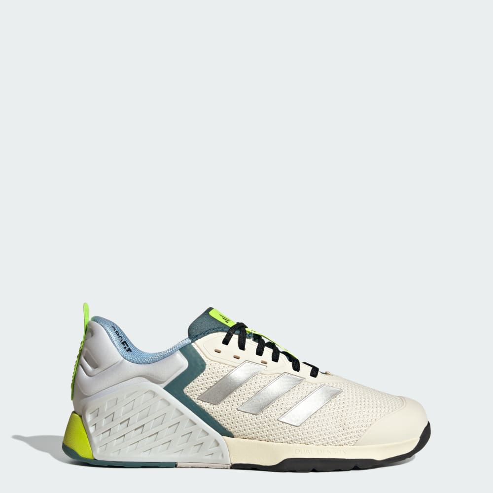 

Кроссовки Adidas Dropset 3 Training Shoes, цвет Chalk White/Silver Metallic/Preloved Teal