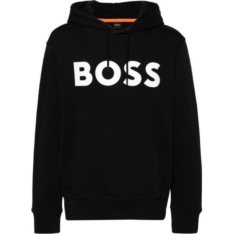 

Толстовка с капюшоном и принтом логотипа Boss HUGO BOSS, черный