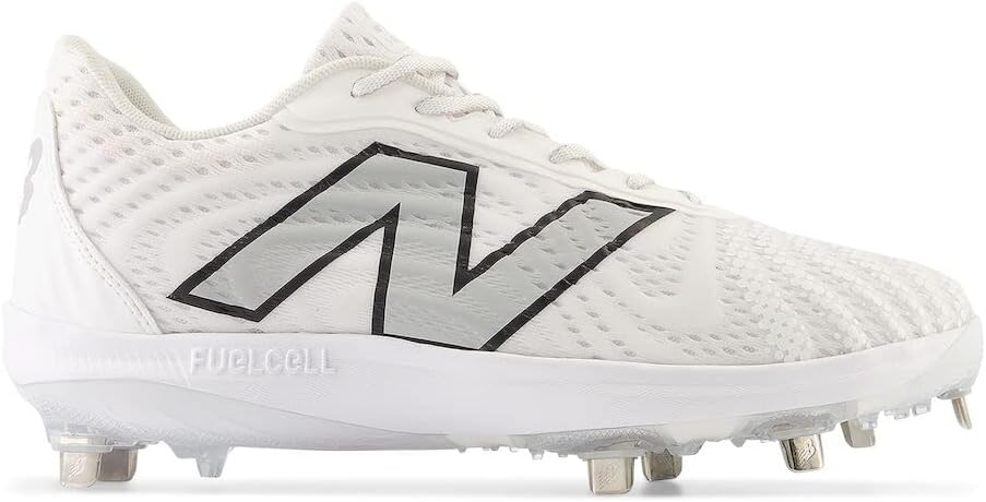 Мужские бейсбольные кроссовки New Balance FuelCell 4040 V7 Metal, Optic White/Raincloud — фото 3
