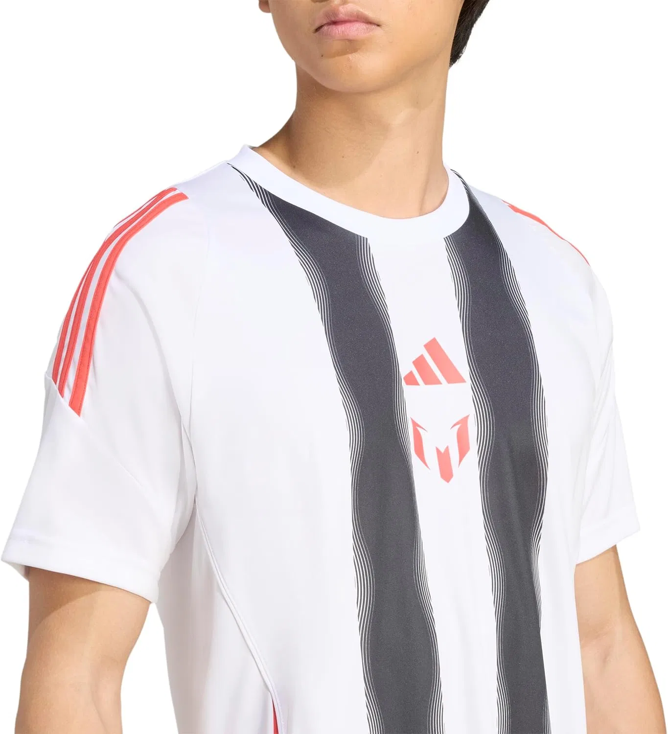 Футбольная тренировочная футболка adidas, белый — фото 4