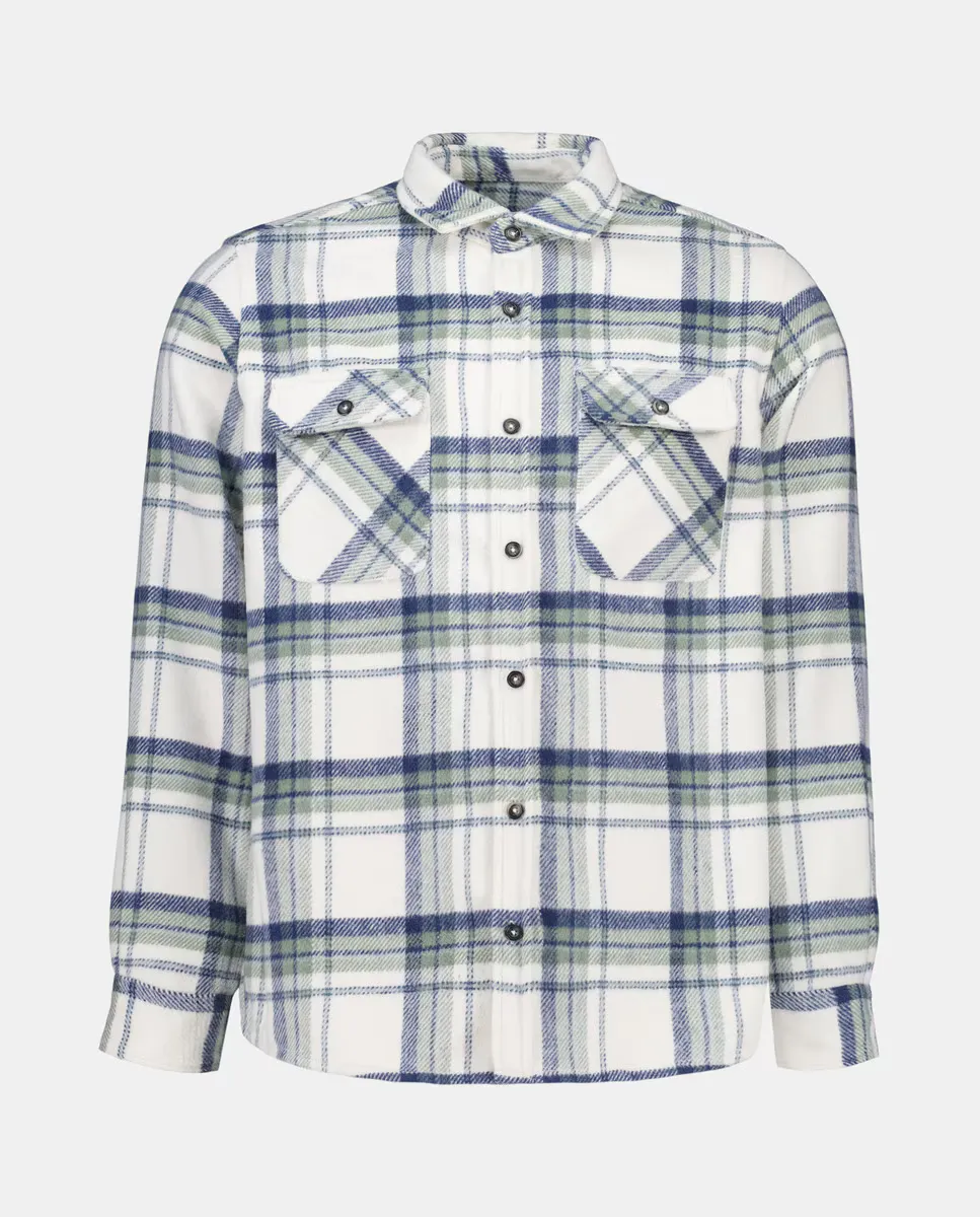 

О мужской клетчатой ​​рубашке с длинными рукавами Easy Wear, зеленый