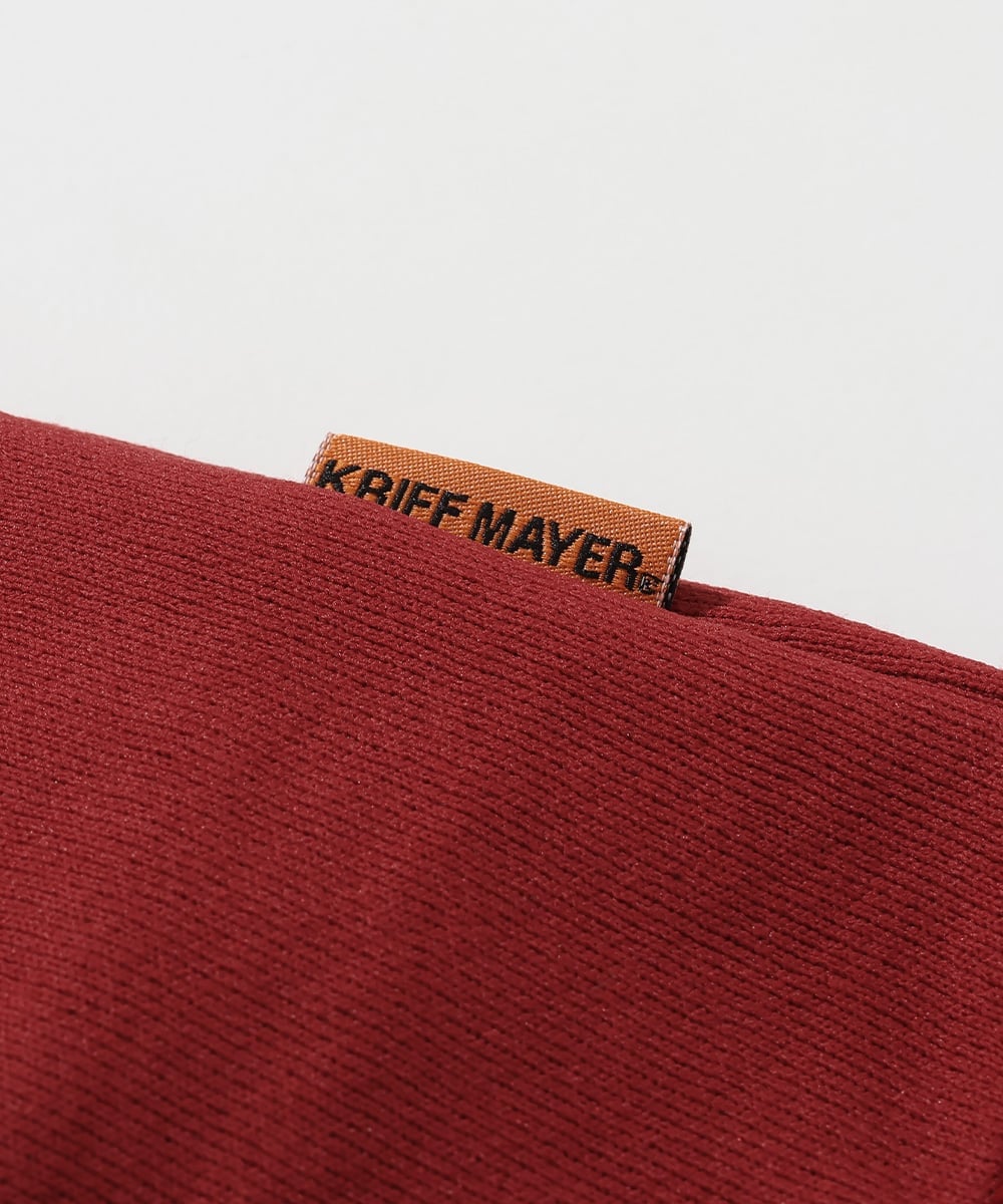 (K) Вышитый флисовый свитер Sagara с круглым вырезом (логотип) KRIFF MAYER, RED — фото 4
