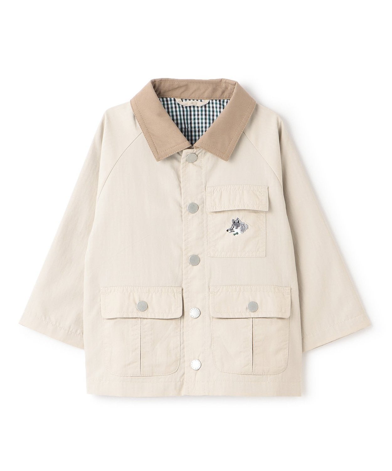 Охотничья куртка с вышивкой волка Kladskap, Light beige