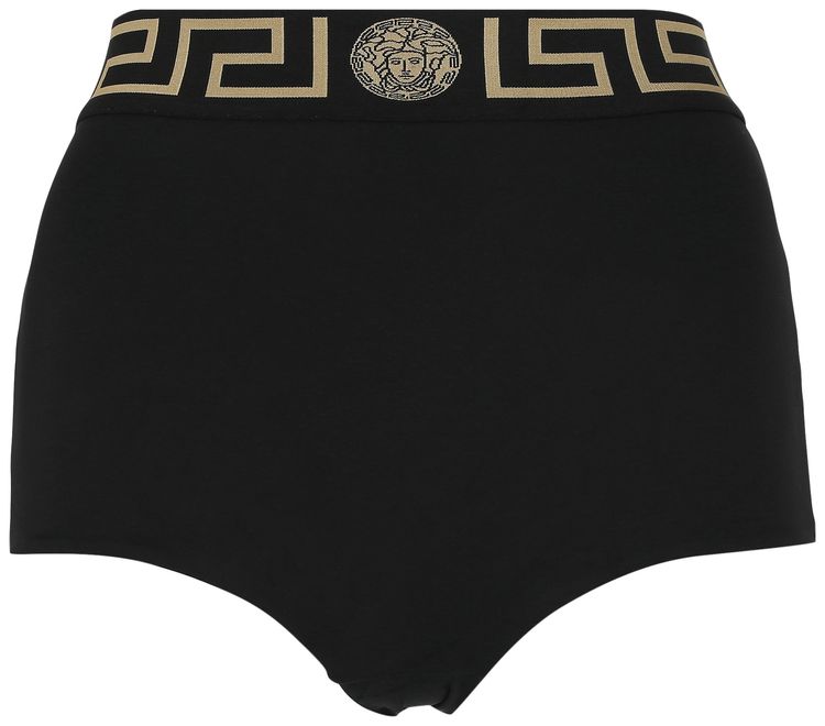 

Низ бикини Versace Greca Border Bikini Bottoms 'Black', черный