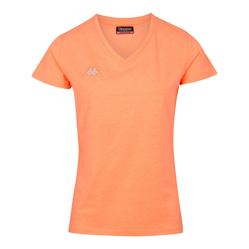 

Женская футболка Kappa, цвет orange/fluo orange/fluo orange