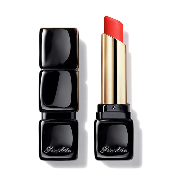 

Сияющая матовая помада Kisskiss Tender Matte Guerlain, цвет sexy coral