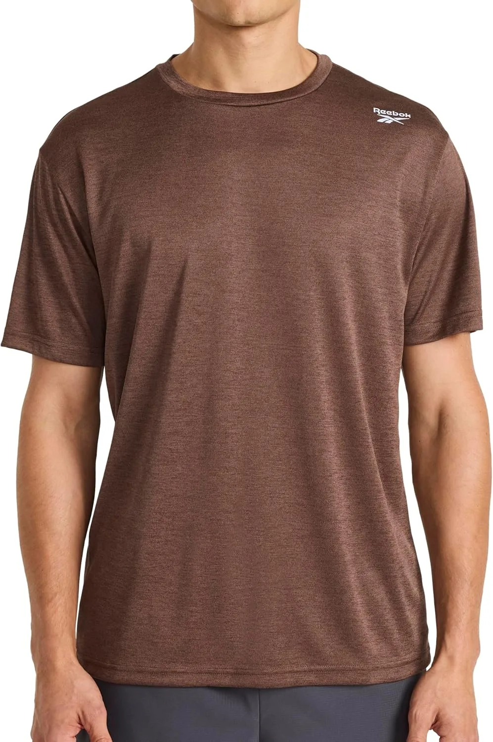 

Футболка Reebok Men's Small Logo, Standard Fit, дышащая