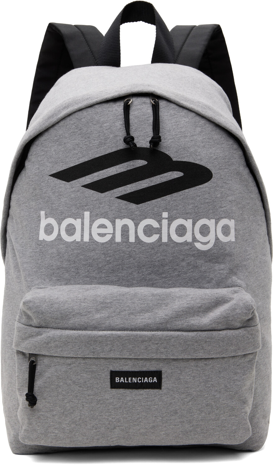 

Серый рюкзак Explorer Balenciaga, Heather grey/Light black/White