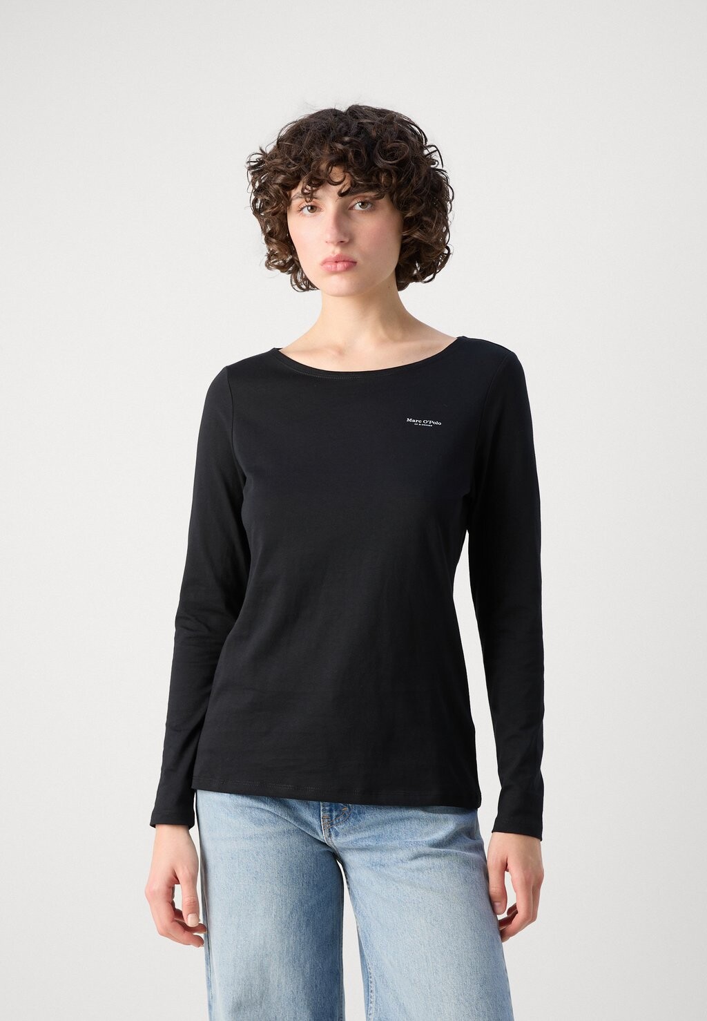 

Рубашка с длинным рукавом LONG SLEEVE ROUND NECK SOLID Marc O'Polo, черный