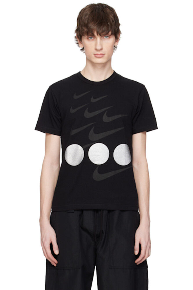 

Черная футболка Nike Edition Regular Fit Black Comme des Garçons