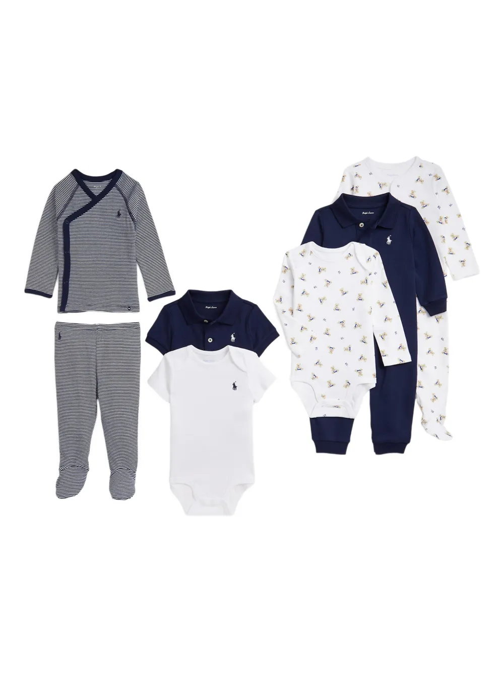 

Ткань с принтом teddy bear Polo Ralph Lauren Kids, белый