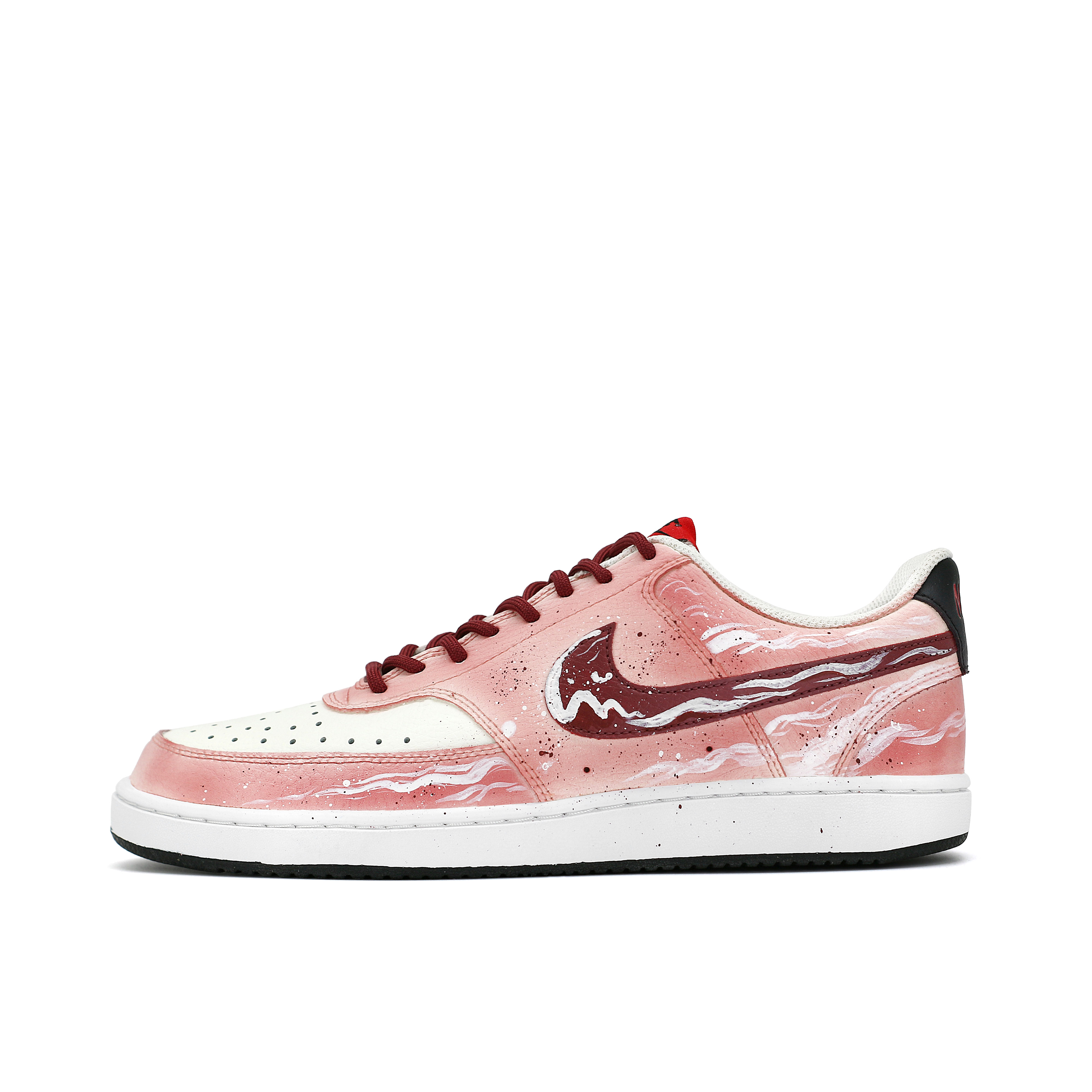 

Nike Кроссовки Court Vision 1 Liuqin Love Talk с низким верхом для скейтборда, устойчивые к истиранию, розово-синие