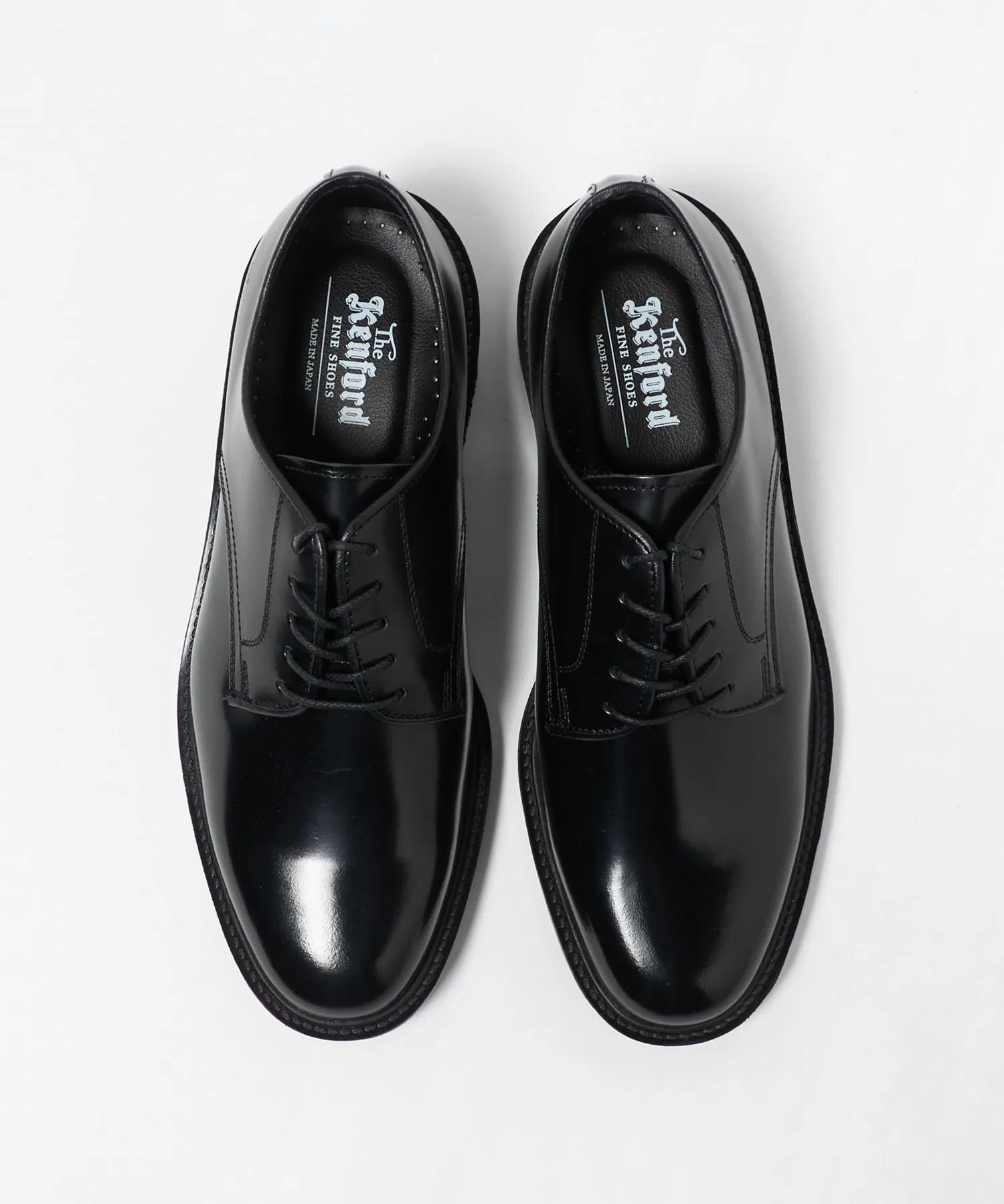 Мужские кожаные туфли The Kenford Fineshoes классические, чёрные — фото 4