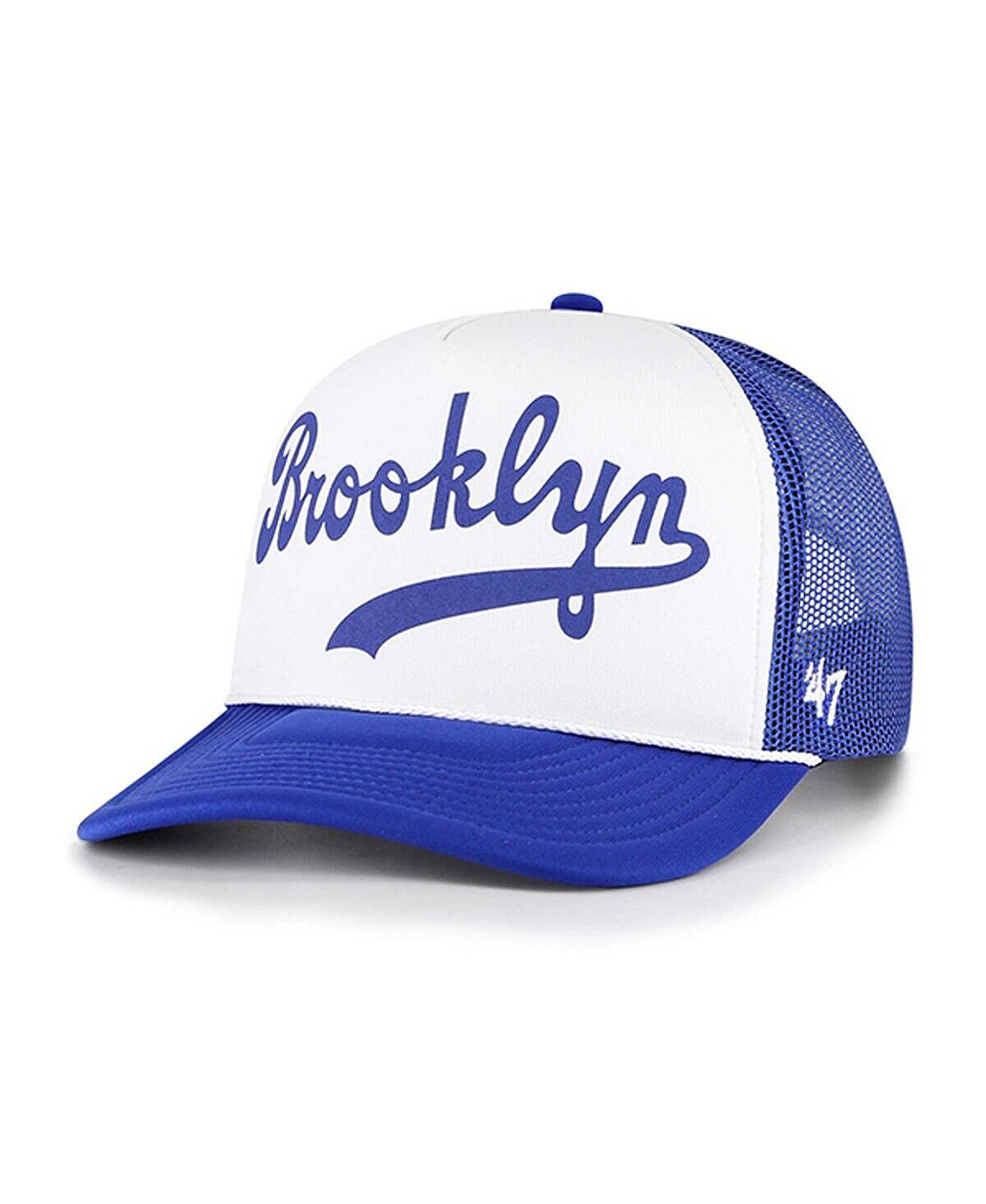 

Мужская белая кепка Los Angeles Dodgers из пенопласта с надписью Trucker Snapback '47 Brand