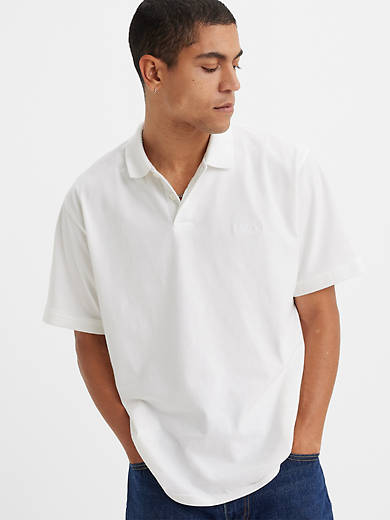 

Свободная аутентичная рубашка поло Levi's, цвет Bright White