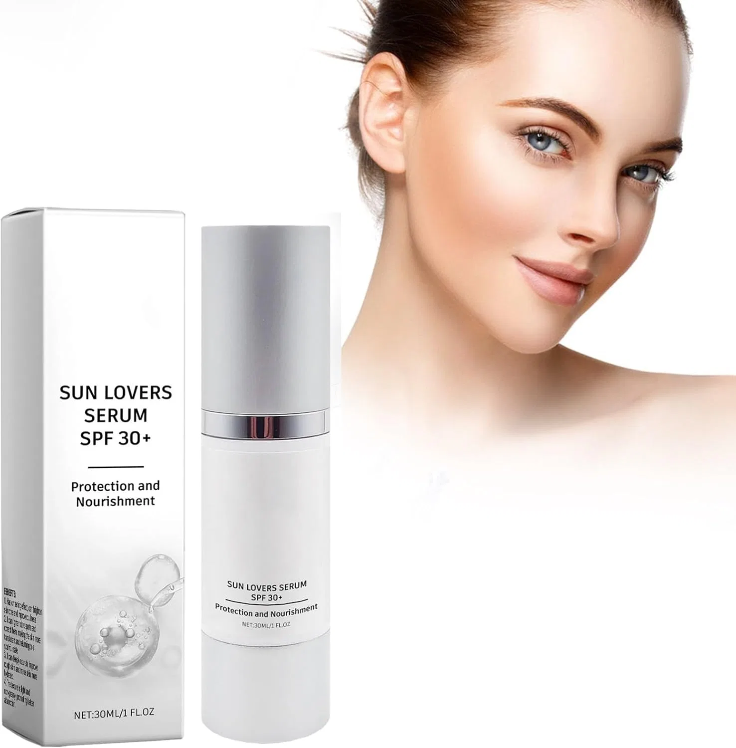 Солнцезащитный крем SPF30 Sun Lovers Serum Isolation Sunscreen 30ml белый — фото 2