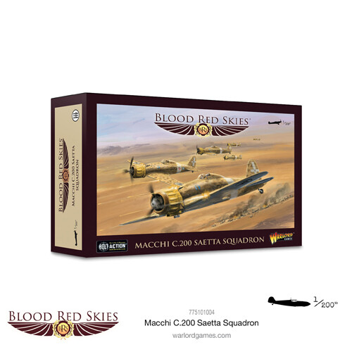 

Фигурки Blood Red Skies: Macchi C.200 Saetta Squadron Warlord Games