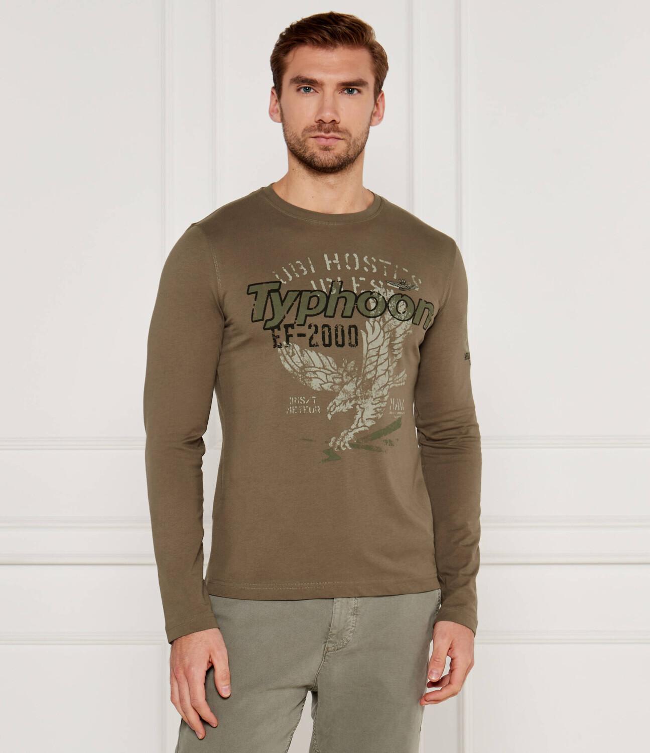 

Лонгслив Aeronautica Militare Regular Fit, цвет cachi