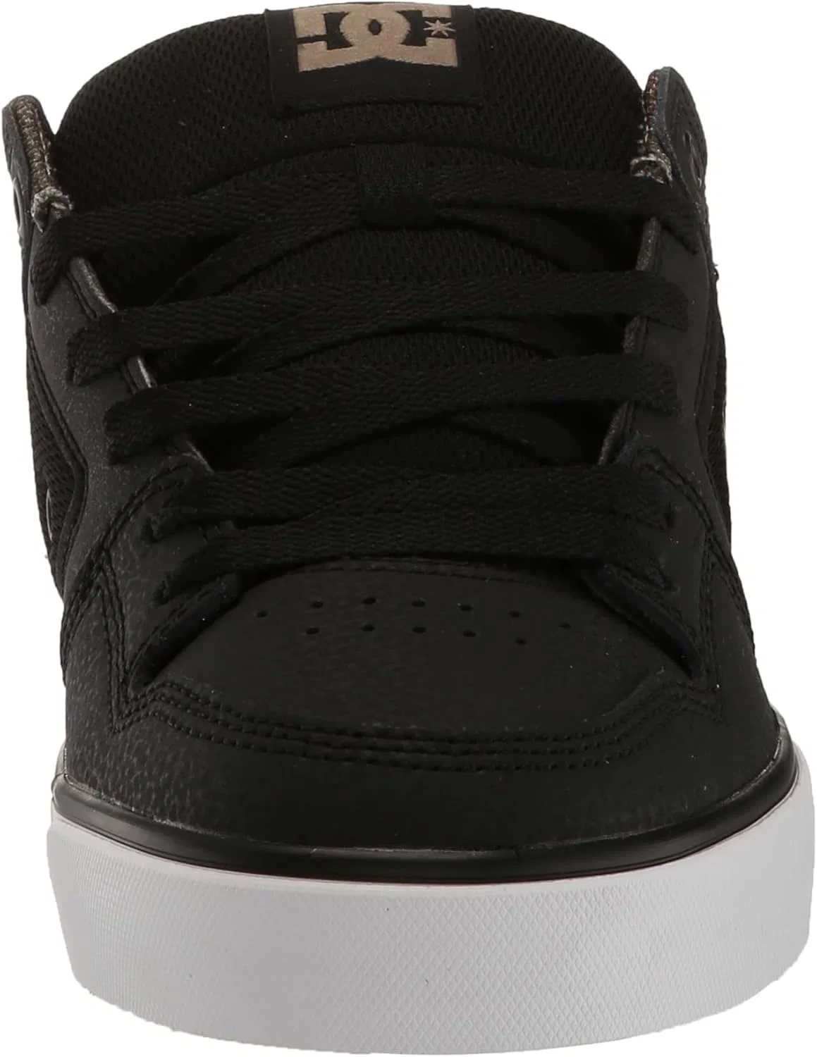 Мужские кожаные кроссовки из натуральной кожи DC Shoes, Black / Green — фото 2
