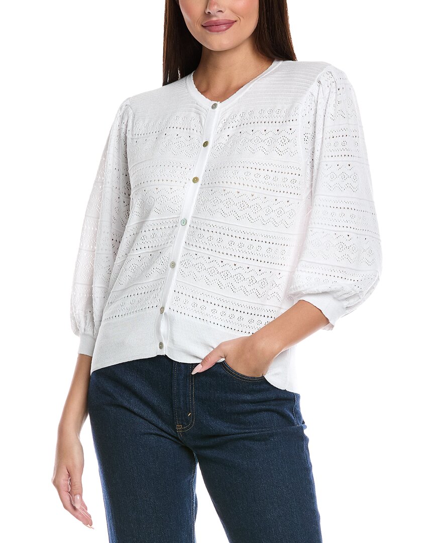 

Айла Вайолет пуловер с ажурным узором &Isla, белый