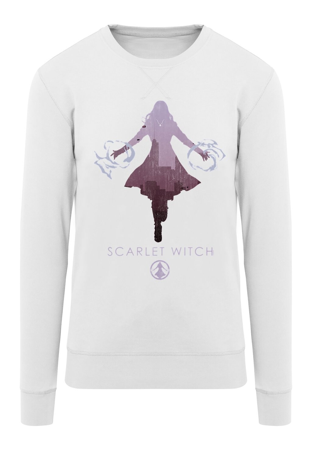 

Топ с длинными рукавами MARVEL UNIVERSE SCARLET WITCH SUPERHELDEN IRON MAN CAP F4NT4STIC, белый