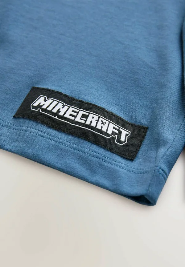 Футболка с длинным рукавом в стиле minecraft, стандартного кроя. Next, Blue — фото 3