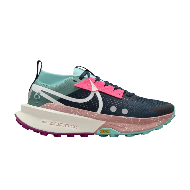 

Кроссовки Wmns ZoomX Zegama 2, цвет Armory Navy Green Frost