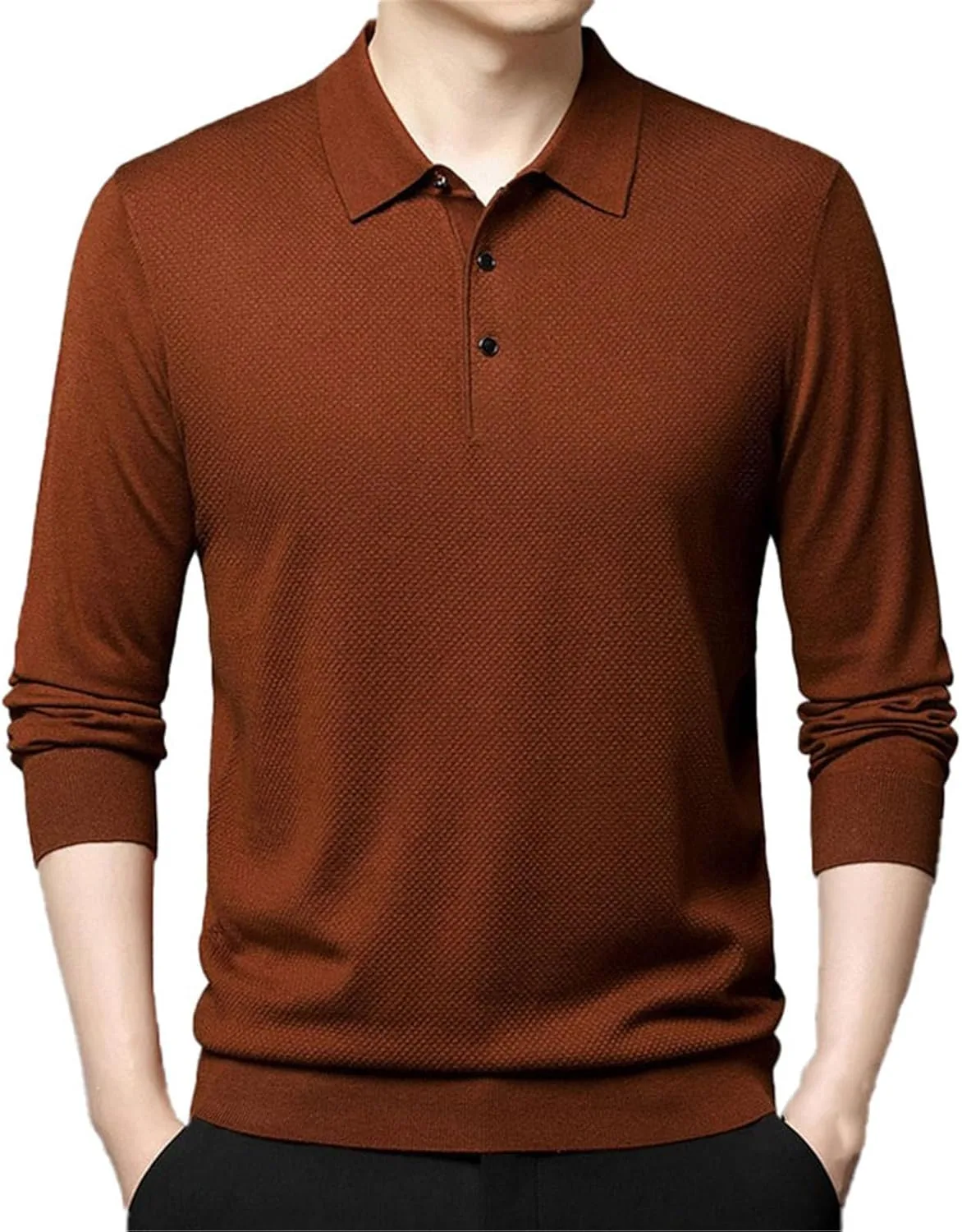 

Свитер с воротником мужской осенне-зимний CXLCZNKG