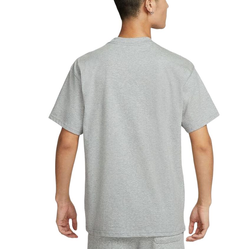Футболки спортивные мужские light gray Nike, светло-серый — фото 2