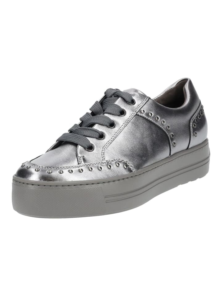 

Кроссовки на шнуровке Paul Green, цвет metallic silver
