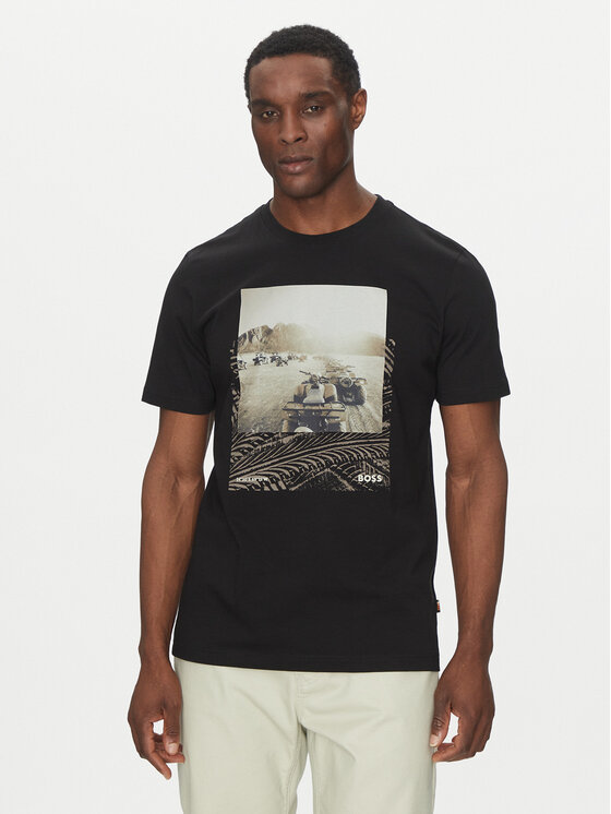 

Футболка обычного кроя Te_Dunetrace 50539187 Boss, черный