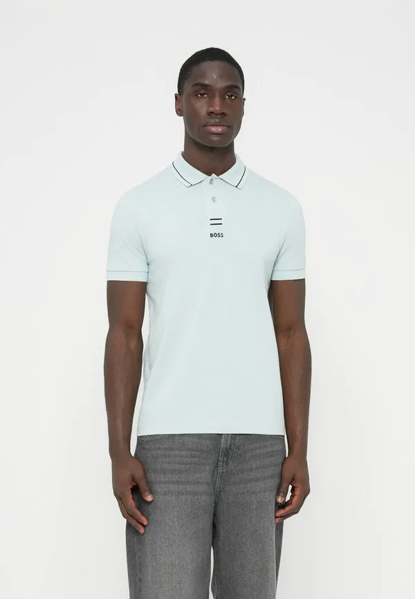 Рубашка поло paule Boss, Turquoise/Aqua