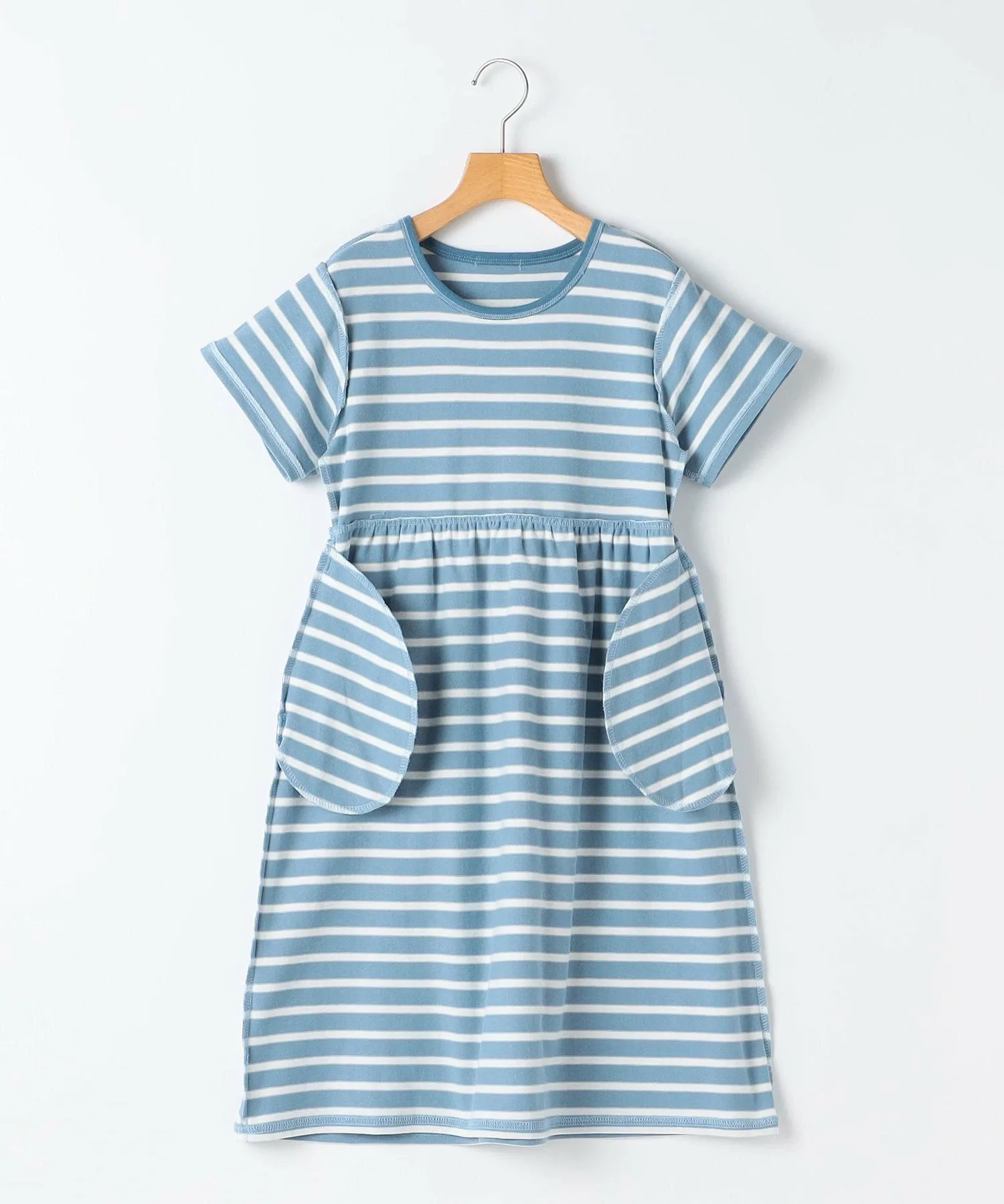 Детское платье SHIPS: 140–150 см / Платье с оборками по краю SHIPS KIDS, Light blue — фото 3