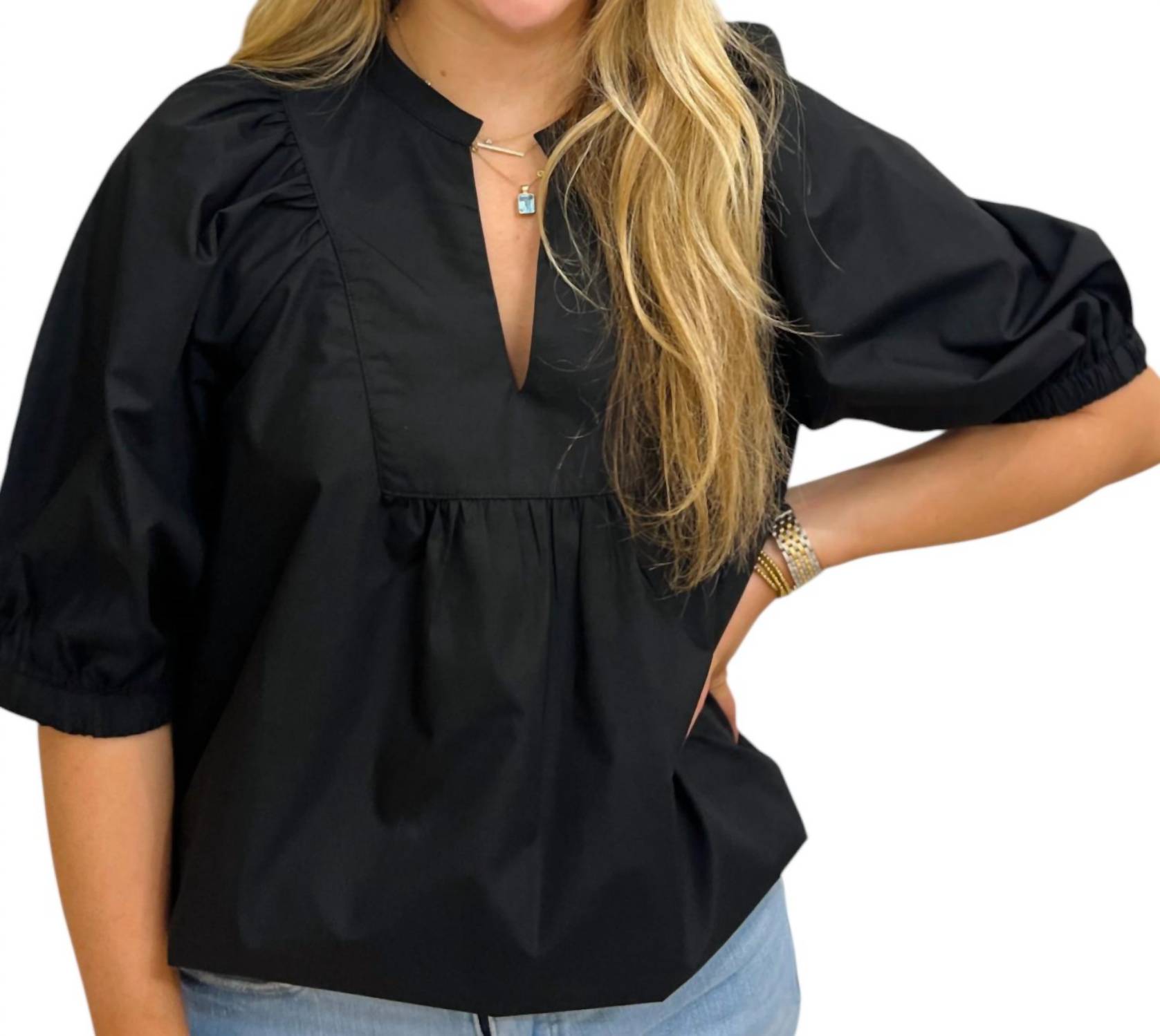 

Топ Edith черный Joy Joy