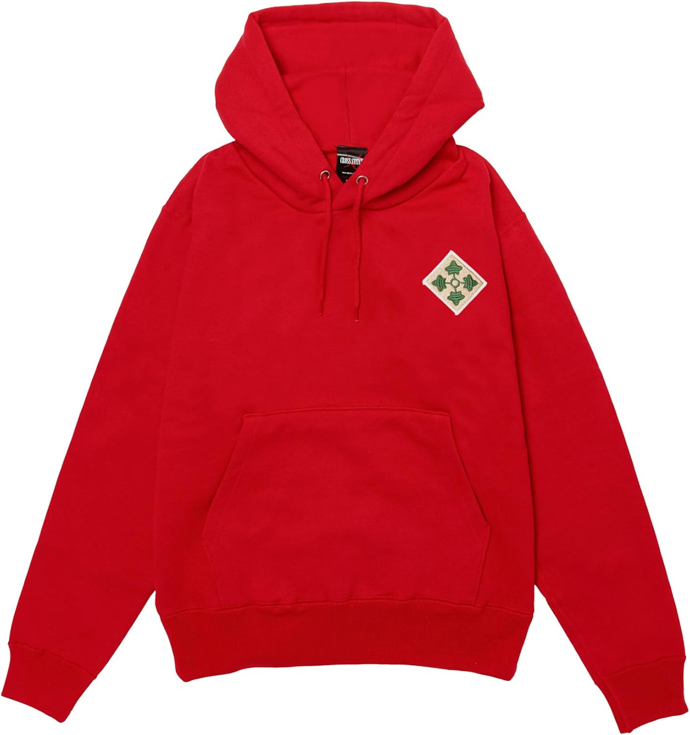 

Толстовка с капюшоном в стиле F, нашивка с гербом армии США, плотная ткань 12,4 унции, флисовая подкладка, красный, размер S F-Style
