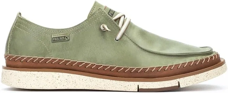 Мужские кожаные туфли на шнуровке Pikolinos SAN Juan, Mint Green C1