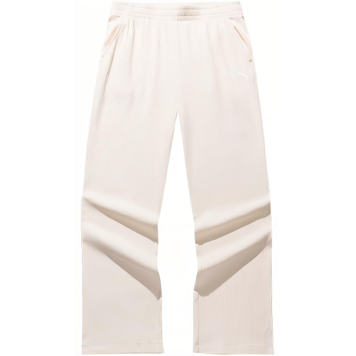 

ANTA Разнообразие тренировочной коллекции вязаные спортивные штаны Women's Vanilla Ecru