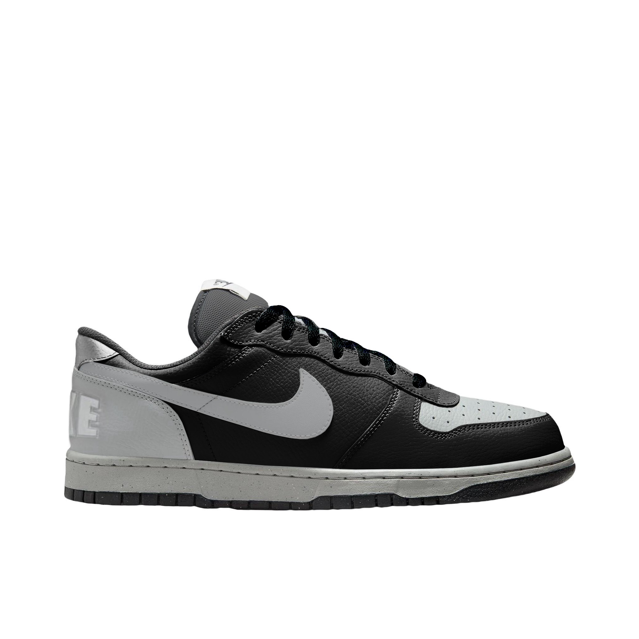 Nike Кроссовки для скейтбординга Big Shadow Gray Abrasion Resistant Slip Resistant low top мужские черно-серые — фото 3