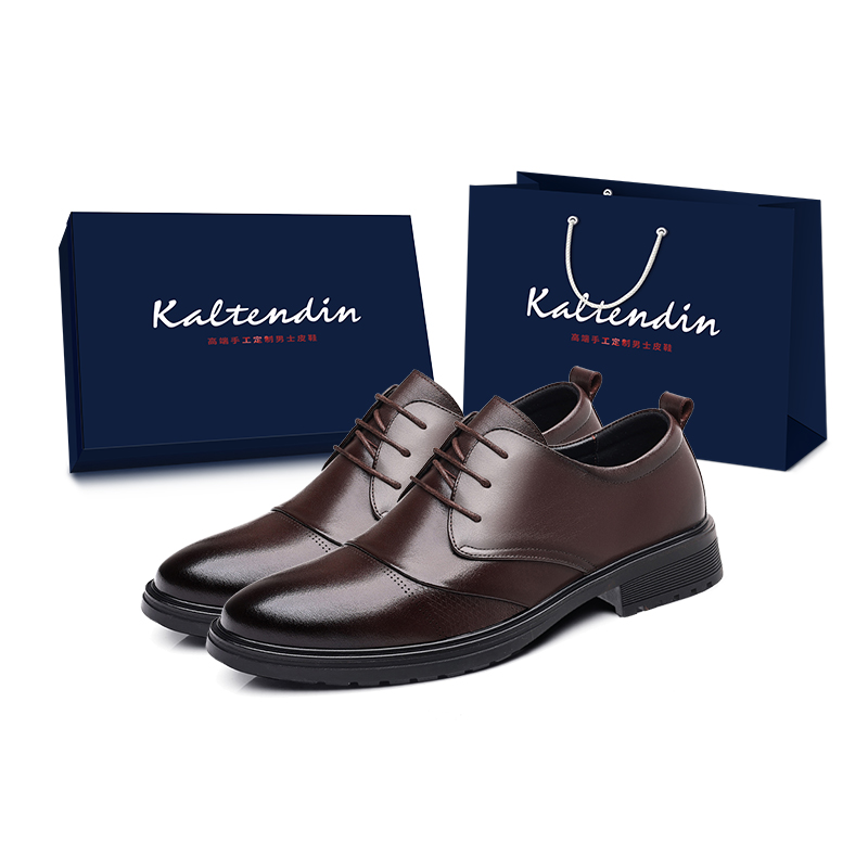 

Kaltendin Мужские повседневные туфли мужские низкие черно-коричневые, цвет Brown