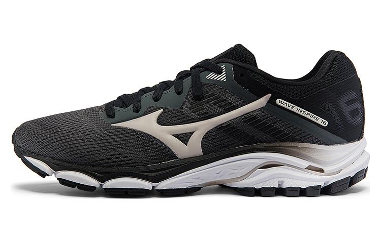 

Кроссовки женские с низким верхом, черные/желтые/синие Mizuno