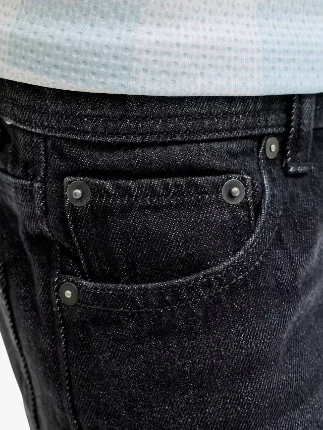 Детские шорты Tony, черные джинсовые Jack & Jones — фото 4