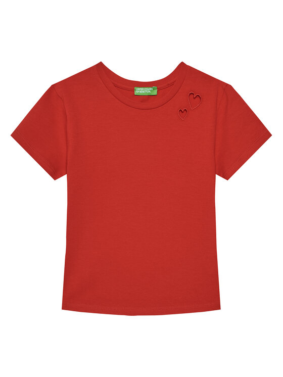 

Облегающая футболка 3P4ZC10O0 United Colors Of Benetton, красный