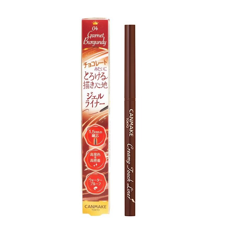 

Canmake Cabmake Creamy Touch Liner 0,08г. 04 Гранат бордовый, Garnet burgundy